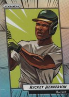 2023 Panini Prizm Manga #MGA2 Rickey Henderson Baseball Card