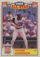 1989 Topps All-Star Glossy Set of 22 #18 Andre Dawson Baseball Card