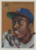 1994 Topps Archives '54 Reprint #128 Hank Aaron Gold-Autograph Baseball Card