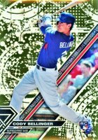 2017 Topps High Tek #CBE Cody Bellinger Gold Galactic Diffractor 1/1 Baseball Card