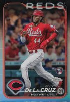 2024 Topps Chrome Update #USC150 Elly de La Cruz Refractor Baseball Card