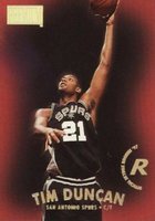 1997 Skybox Premium #112 Tim Duncan Basketball Card