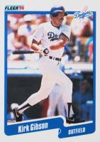 1990 Fleer #393 Kirk Gibson Baseball Card