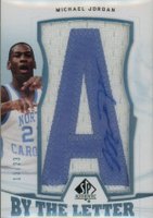 2013 SP Authentic By the Letter Signatures #BL-MJ Michael Jordan Basketball Card
