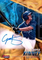 2021 Bowman's Best of 2021 Autographs #B21CK Cooper Kinney Gold Lava Refractor Baseball Card