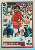 2023 Panini Hoops Premium Stock #137 Scoot Henderson Silver Prizm Basketball Card