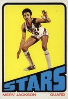 1972 Topps #233 Merv Jackson Basketball Card