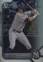 2022 Bowman Chrome Prospects #BCP137 Trey Sweeney Refractor Baseball Card