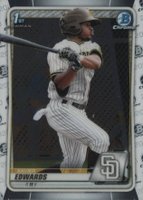 2020 Bowman Chrome Prospects #BCP10 Xavier Edwards Baseball Card