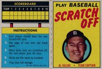 1971 Topps Scratch-Offs # Al Kaline Baseball Card