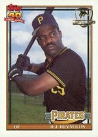 1991 Topps Desert Shield #198 R.J. Reynolds Baseball Card