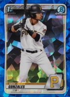 2020 Bowman Draft Chrome Sapphire Edition #BD81 Nick Gonzales Baseball Card