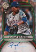 2025 Topps Tribute Tribute Autographs #TAKR Kumar Rocker Green Baseball Card