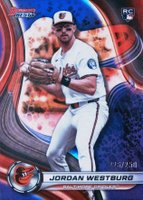 2024 Bowman's Best #11 Jordan Westburg Purple Refractor Baseball Card
