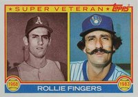 1983 Topps #36 Rollie Fingers Baseball Card