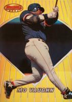 1996 Bowman's Best Preview #BBP25 Mo Vaughn Refractor Baseball Card