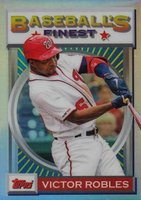 2020 Finest Flashbacks #121 Victor Robles Refractor Baseball Card