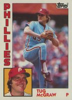 1984 Topps #728 Tug McGraw Baseball Card