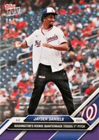 2024 Topps Now #285 Jayden Daniels Purple Baseball Card