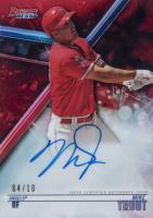 2018 Bowman's Best Best of 2018 Autographs #B18MT Mike Trout Red Baseball Card