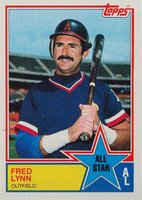 1983 Topps #392 Fred Lynn Baseball Card