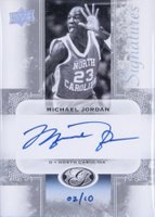 2011 Upper Deck All Time Greats Signatures #MJ12 Michael Jordan Silver Basketball Card