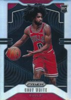 2019 Panini Prizm #253 Coby White Silver Prizm Basketball Card