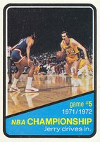 1972 Topps #158 NBA Playoffs Game #5 Basketball Card