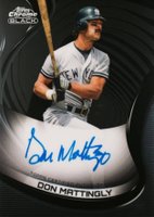 2022 Topps Chrome Black Autographs #DMA Don Mattingly Baseball Card