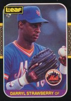 1987 Leaf #68 Darryl Strawberry Baseball Card