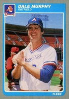 1985 Fleer #335 Dale Murphy Baseball Card