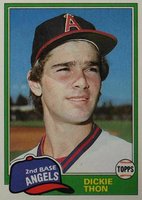 1981 Topps #209 Dickie Thon Baseball Card