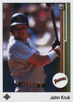 1989 Upper Deck #280 John Kruk Baseball Card