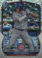 2023 Bowman Chrome Prospects #BCP74 Matt Mervis Speckle Refractor Baseball Card