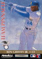 1992 Pinnacle Team Pinnacle #9 Ken Griffey Jr./Brett Butler Baseball Card
