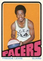 1972 Topps #219 Freddie Lewis Basketball Card
