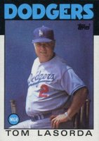 1986 Topps #291 Tom Lasorda Baseball Card