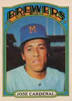 1972 O-Pee-Chee #12 Jose Cardenal Baseball Card