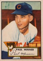 1952 Topps #127 Paul Minner Baseball Card