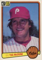 1983 Donruss #371 Tug McGraw Baseball Card