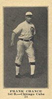1916 Sporting News & Blank #28 Frank Chance Blank Back Baseball Card