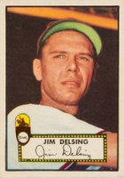 1952 Topps #271 Jim Delsing Baseball Card