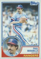 1983 Topps #12 Paul Mirabella Baseball Card