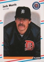 1988 Fleer #64 Jack Morris Baseball Card
