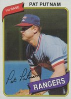 1980 Topps #22 Pat Putnam Baseball Card