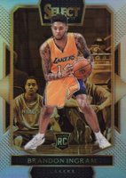 2016 Panini Select #280 Brandon Ingram Silver Prizm Basketball Card