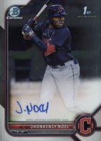 2022 Bowman Chrome Prospect Autographs #CPAJN Jhonkensy Noel Baseball Card