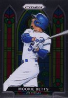 2021 Panini Prizm Stained Glass #SG-2 Mookie Betts Baseball Card