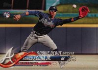 2018 Topps Update #US252 Ronald Acuna Jr. Baseball Card