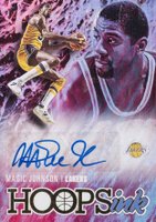 2020 Panini Hoops Hoops Ink #MJO Magic Johnson Basketball Card